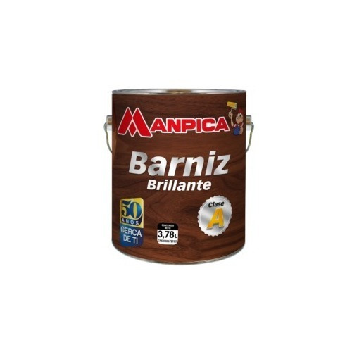 Barniz Brillante, Manpica, 1/4 Galón 