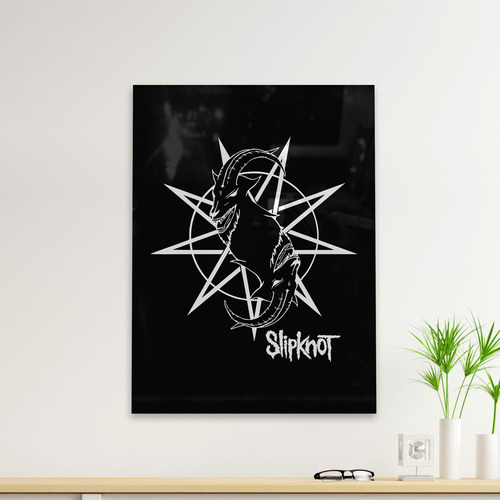 Cuadro Deco Slipknot White (d1378 Boleto.store)