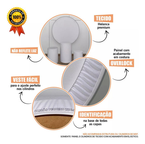 Kit Capa Painel Redondo +cilindros + Retangular Looney Tunes