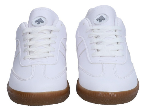Tenis Casual Dama Berlin Blanco Con Cordones