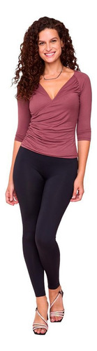 Blusa Ilusión 1-81142 Mujer 3/4 Escote Cruzado