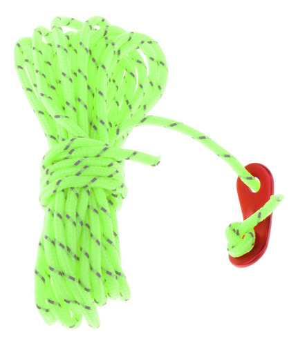 Paquete De 6 Cuerdas De 4mm Para Hombre, Verde Fluorescente
