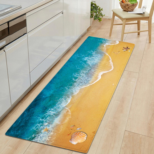 . Alfombra De Cocina, Alfombra Para Puerta Playa 40cmx120cm
