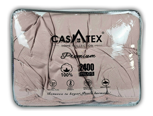Edredón Reversible 7 Piezas Tamaño King Size 2x2 Lila Opaco Liso