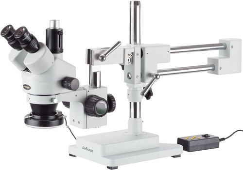 Amscope Microscopio Profesional Trinocular Con Zoom