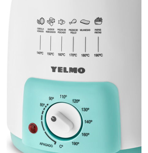 Freidora Yelmo Fr-7300 0.9l Blanca 220v
