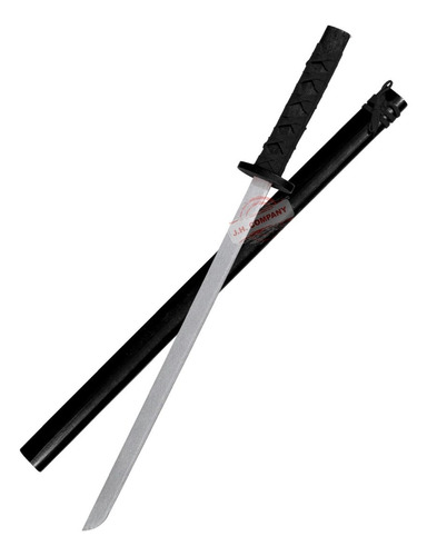 Katana Espada Juguete Samurai Ninja Anime Niños Madera M-037 Color Negro