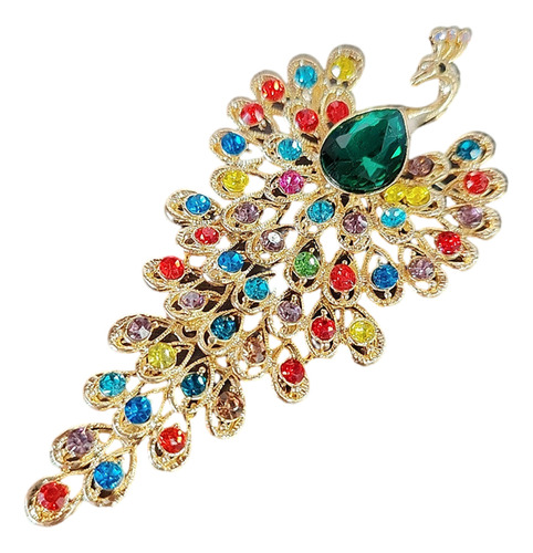 Accesorios De Ropa Con Diamantes De Imitación, Pavo Real Ant