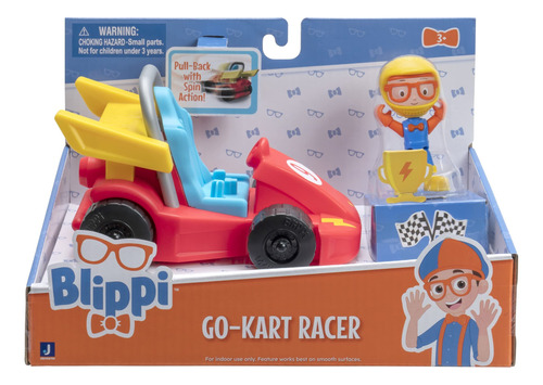 Blippi Go-kart Racer Pull Back Vehículo - Características.