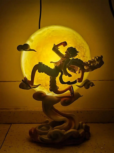 . Figura De Acción De 28 Cm De Nika Luffy Con Luz Lunar, De