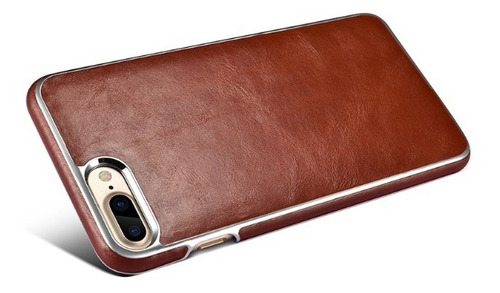 Apple® Leather Carcasa Cuero Genuino iPhone 8 Plus 7 Plus