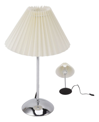 Mesa Inalámbrica, Suave, Estilo Vintage, Pantalla Plisada Bl