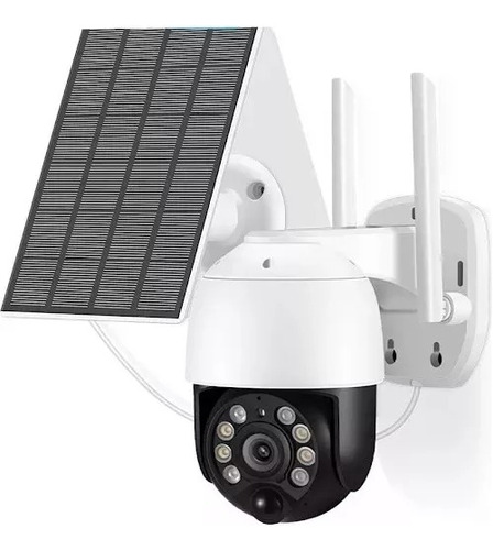 Camara Exterior Ip Domo Ptz 1080  360° Wifi Con Panel Solar 