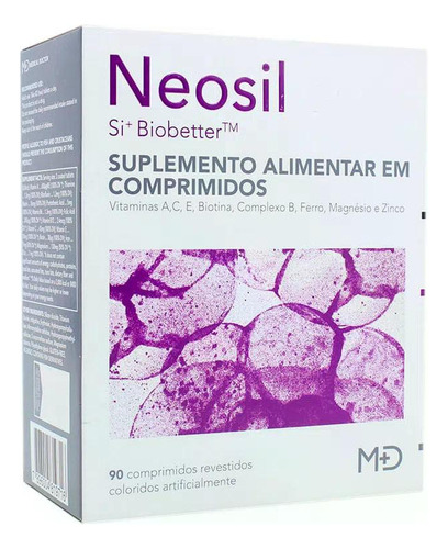 Suplemento Alimentar Neosil Md 90 Comprimidos Revestidos