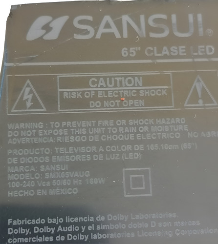 T-con Sansui Smx65vaug Ctx9352cb2a (Usado)