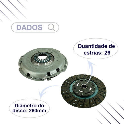 Kit Embreagem Platô Disco Sprinter 516 2.2 16v 2020 2021