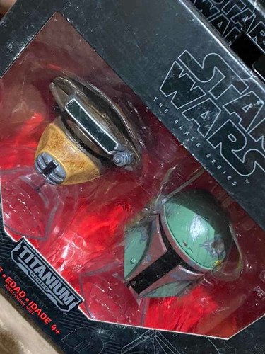 3pack Cascos Star Wars Black Series Boba Fett Leia Trooper (Usado)