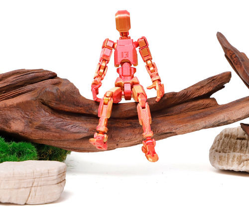 Figura Acción T13,juguetes Robot Multiarticulado Impreso3d