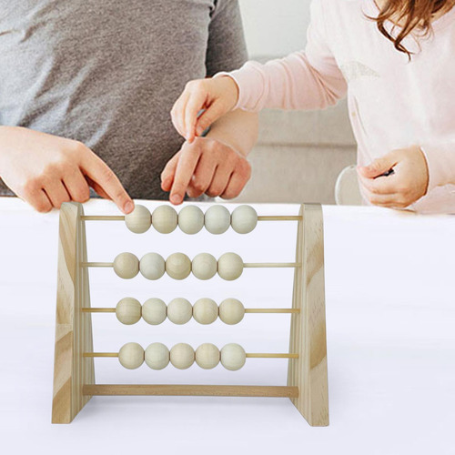 De Madera Para Niños Matemáticas Contadores De Ábaco De