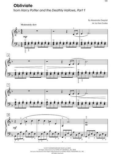 Libro Harry Potter -- Sheet Music From The Complete Film