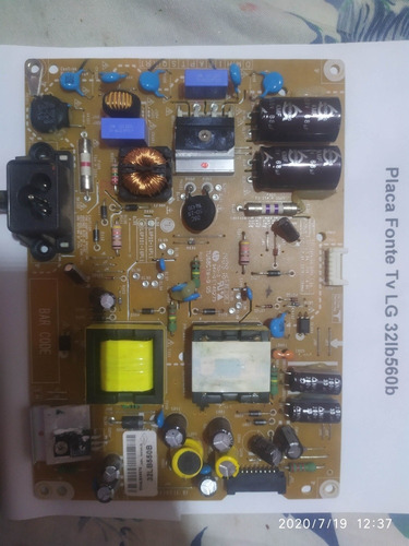 Placa Fonte LG 32lb560b