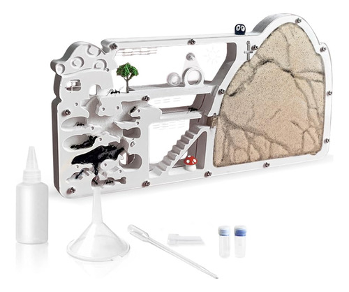 Kit De Observación De Hormigas + Arena Y Herramientas Granja