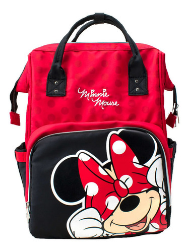 Pañalera Minnie Mouse Color Rojo