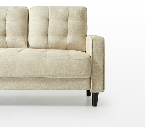 Sofá Zinus Benton 2 Cuerpos Beige