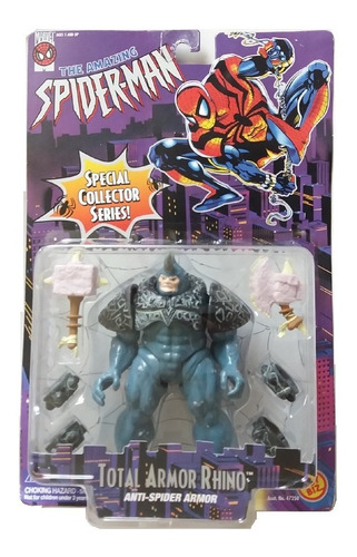 Rhino Total Armor Spider Man Toy Biz 1996 Vintage (Reacondicionado)