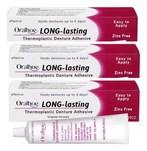 Adhesivo Termoplástico Fh Para Prótesis Dental, 3 Piezas