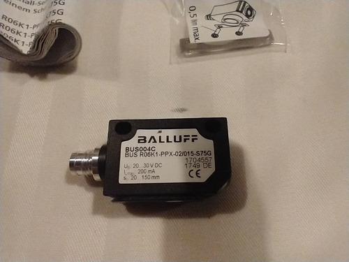 Sensor Ultrasonico Cable 2m Balluff Bus004c