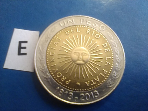 1 Peso Moneda Año 2013 Conmemora Asamblea Año 1813 Argentina