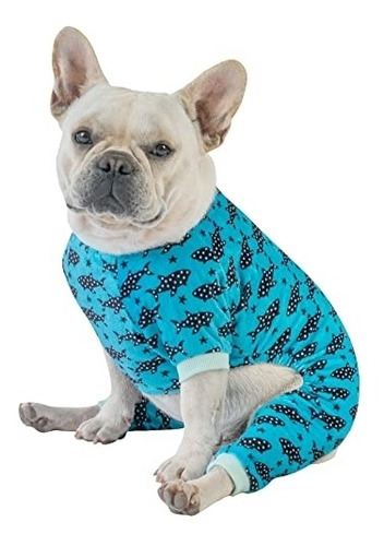 Abrigos O Pijamas Suaves Para Cachorros Azul Talla Xs