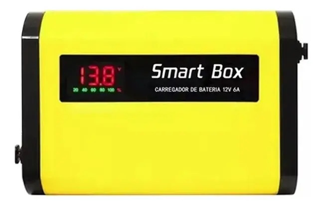 Carregador Bateria 6a Indicativo Cargar Automotivo E Moto