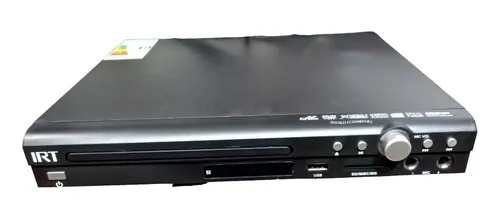 Imagen 2 de 6 de Reproductor Dvd Hd Player Karaoke Irt Audio 5.1 Usb Hdmi 