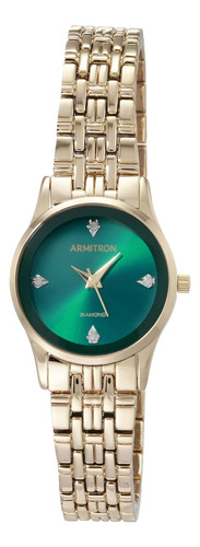 Reloj De Pulsera Armitron Con Cristal Genuino Para Mujer