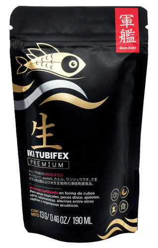 Tubifex liofilizado Iki premium 13g/190ml gusano de fango