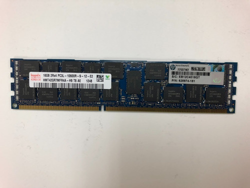 Memoria 16gb 2rx4 Pc3l-10600r Server Hynix Hmt42gr7mfr4a-h9 (Usado)