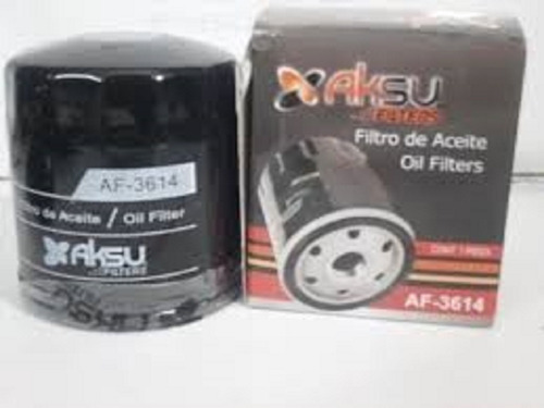 Filtro Aceite Aksu Af-3614 Chery Chevrolet Ford Toyota Fiat 