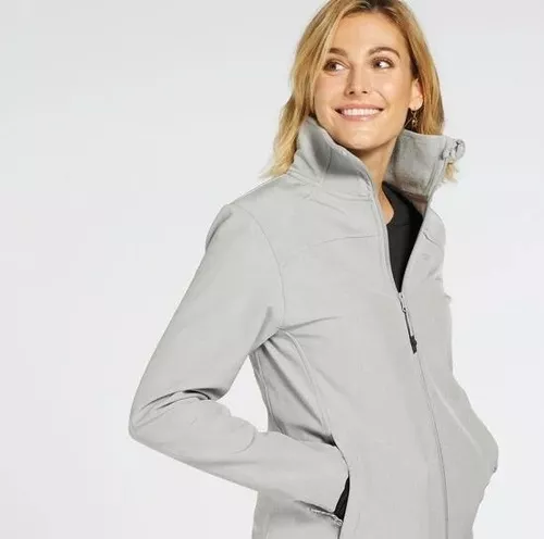 Chaqueta Softshell Montaña Mujer Gris Boriken