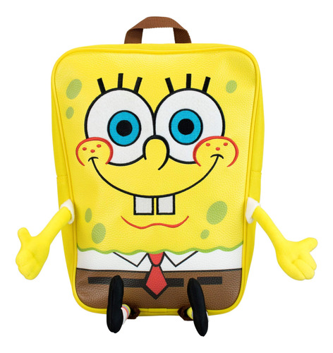 Mochila Bob Esponja Pantalones Cuadrados Niños