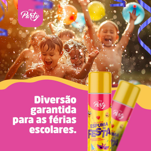 Espuma De Carnaval Neve Artificial Spray Espuminha Grande