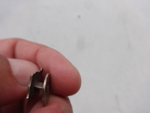 Militaria Pin Antiguo Armada Liga Naval Ancla Escudo Azul (Usado)