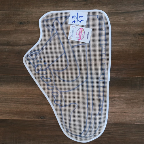 Talagarça Desenhada Tênis Nike Artesanal