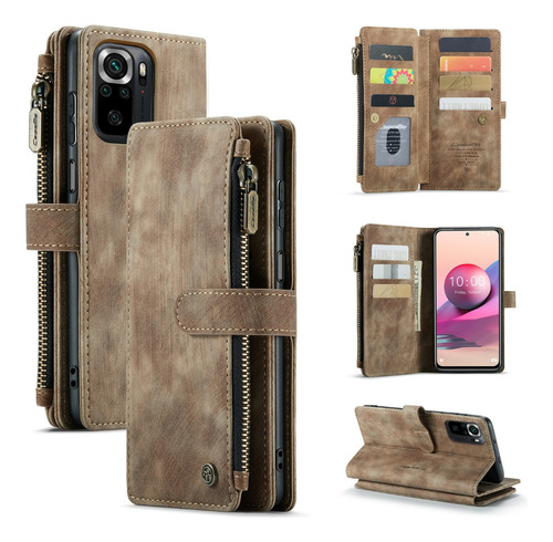 Funda Tipo Cartera Caseme C30 Para Xiaomi Redmi Note 10 4g