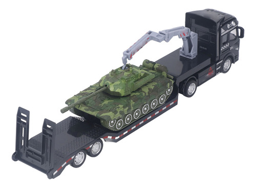 Juguete De Simulación De Tanque De Remolque De Plataforma Pl