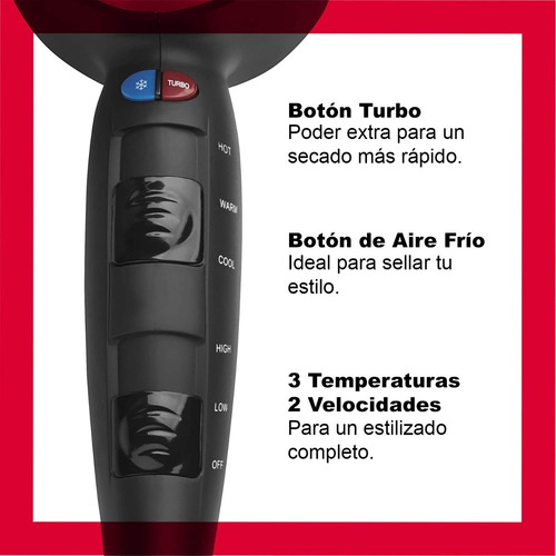 Revlon Secador Gris Built Foro Speede Style And Cepillo Grey