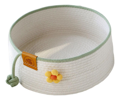 Cama Para Gatos De Algodón Lavable Y Tejida A 50 Cm X 14 Cm