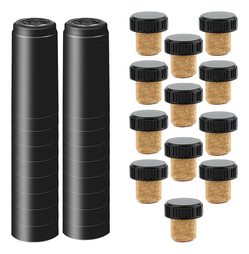 Sellos Para Botellas De Vino Caps Wrap, 50 Unidades, De Pvc