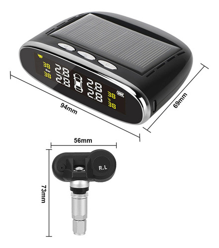 Qr1 De Presión De Neumáticos De Coches Sensor Interno